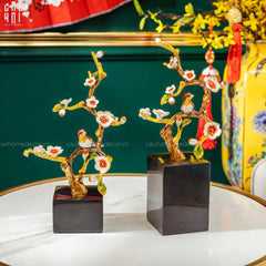Set 2 Tượng Sakura-TƯỢNG TRANG TRÍ-CẬU HAI HOME DECOR
