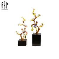 Set 2 Tượng Sakura-TƯỢNG TRANG TRÍ-CẬU HAI HOME DECOR