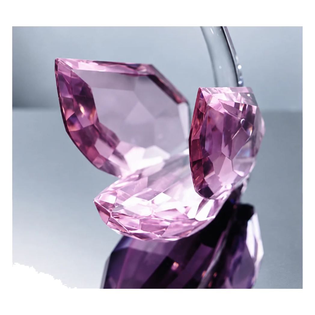 Set 2 Tượng Thiên Nga Pha Lê Trang Trí Crystal Swan Étreinte Rosé 2pcs-Tượng Pha Lê-CẬU HAI HOME DECOR-CẬU HAI HOME DECOR