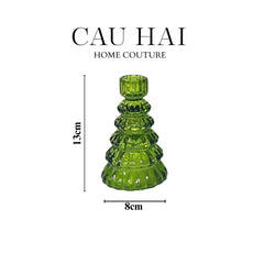 Set 3 Đế Nến Vert Tree Fw25-CẬU HAI HOME DECOR