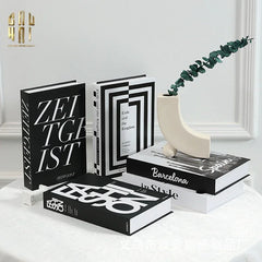 Set 3 Sách Blanc Ou Noir-SÁCH TRANG TRÍ-CẬU HAI HOME DECOR