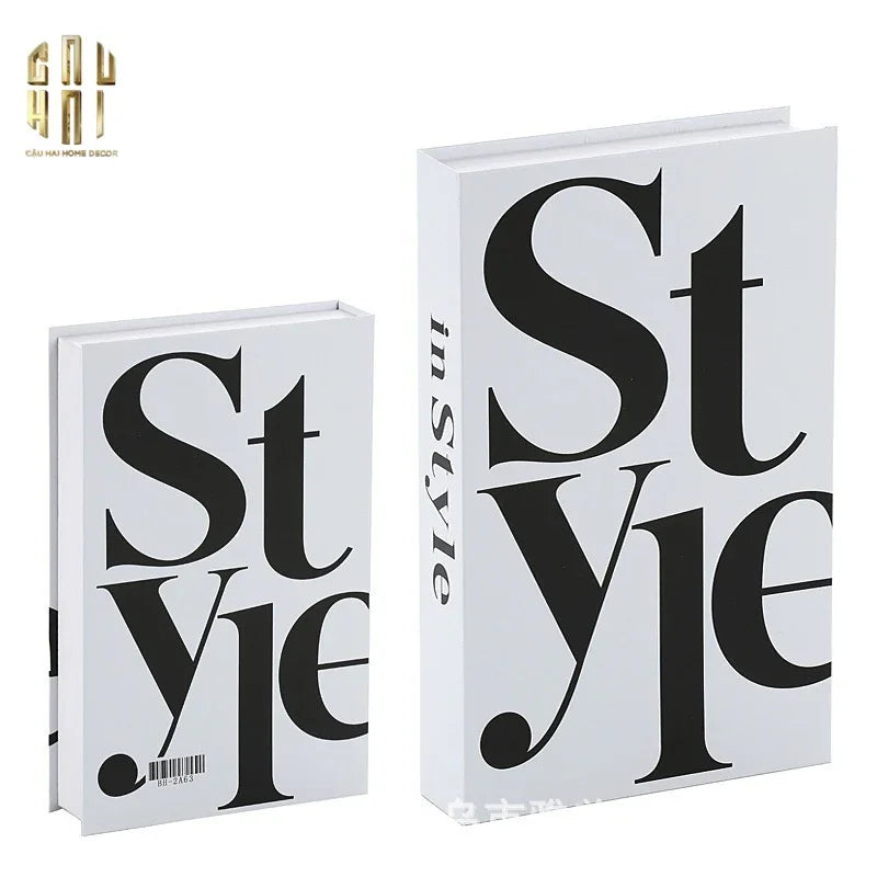 Set 3 Sách Blanc Ou Noir-SÁCH TRANG TRÍ-CẬU HAI HOME DECOR