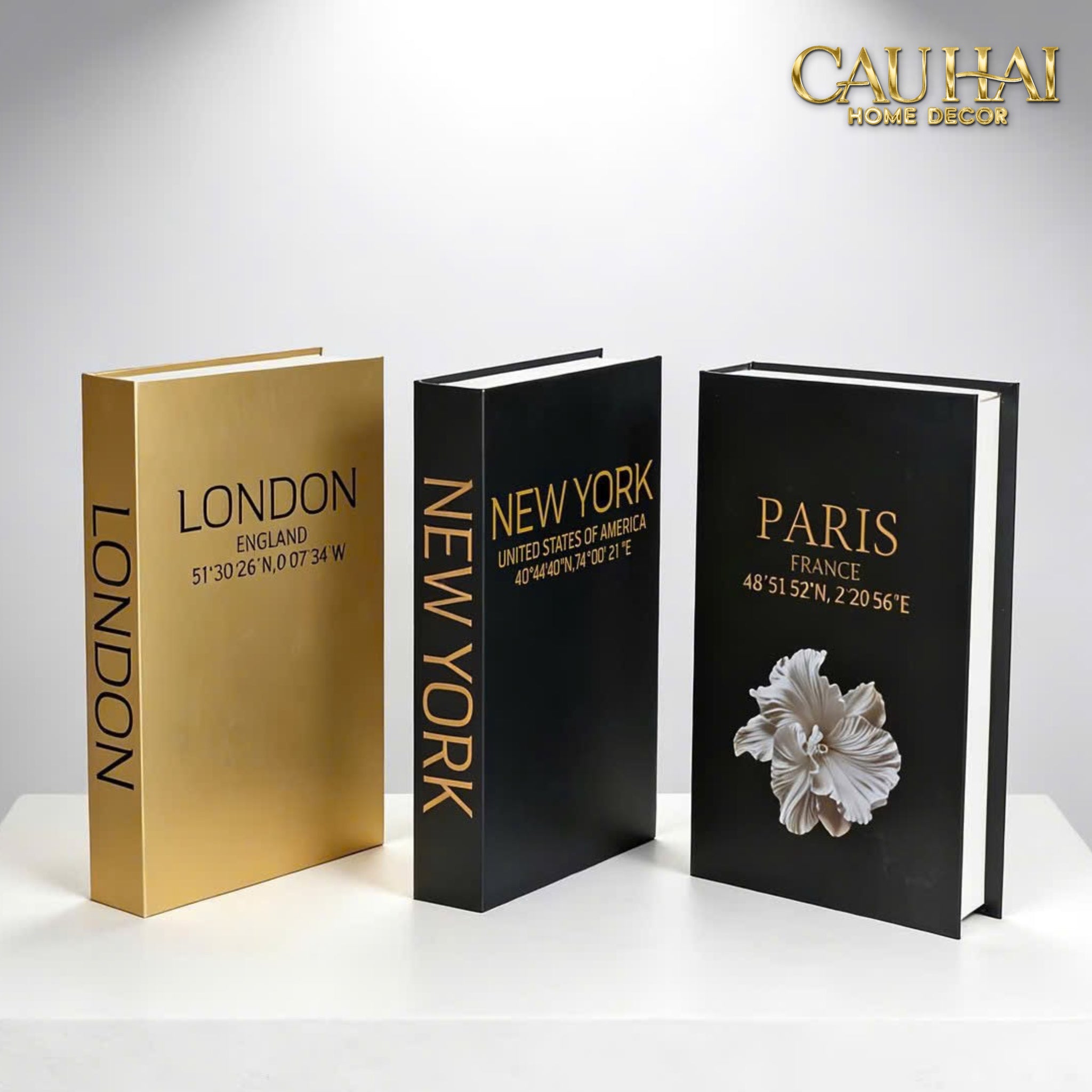 Set 3 Sách Mô Hình Prestige Metropolitan-CẬU HAI HOME DECOR