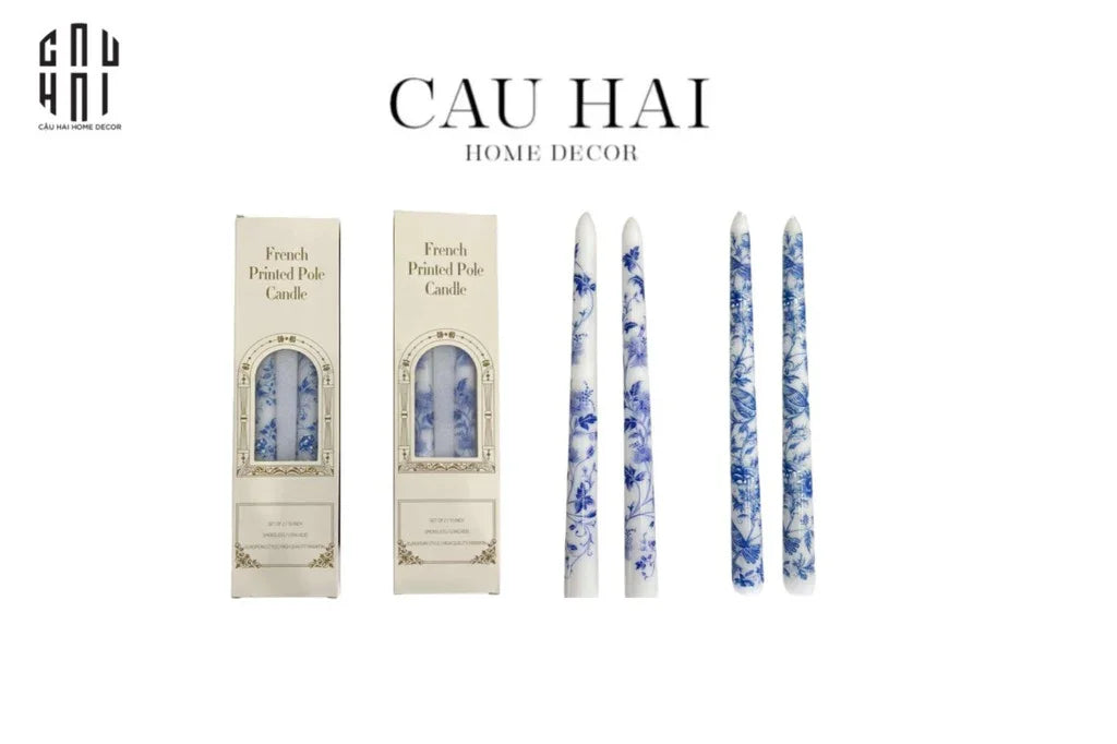Set 4 Cây Nến Indochine - Bird-NẾN TRANG TRÍ-CẬU HAI HOME DECOR