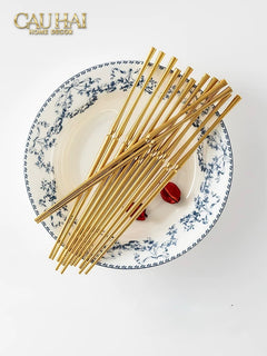 Set 4 Đôi Đũa Glamour - Glamour Chopsticks Set 4Pcs ( Shining )-CẬU HAI HOME DECOR