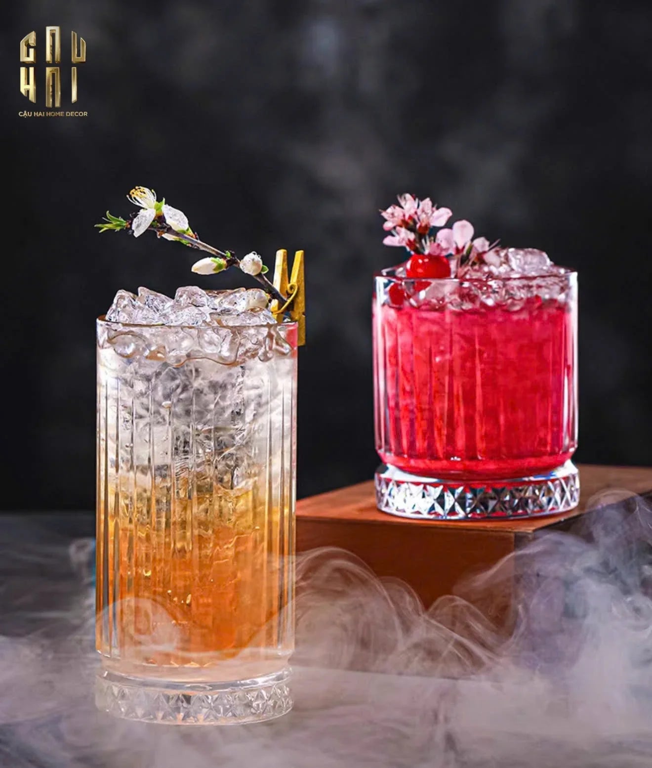 Set 4 Ly Thuỷ Tinh Richard 445ml - Richard Cristallerie Atélier-LY THỦY TINH-CẬU HAI HOME DECOR