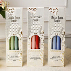 Set 4 Nến Gradation Taper - Blue/Green/Pink/Emerald-NẾN TRANG TRÍ-CẬU HAI HOME DECOR
