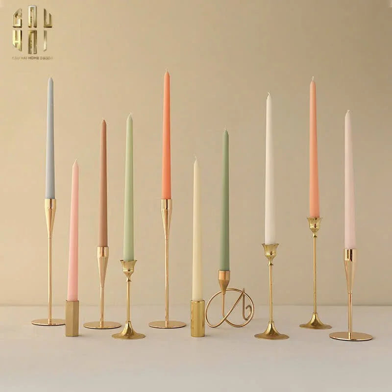 Set 4 Nến Gradation Taper - Blue/Green/Pink/Emerald-NẾN TRANG TRÍ-CẬU HAI HOME DECOR