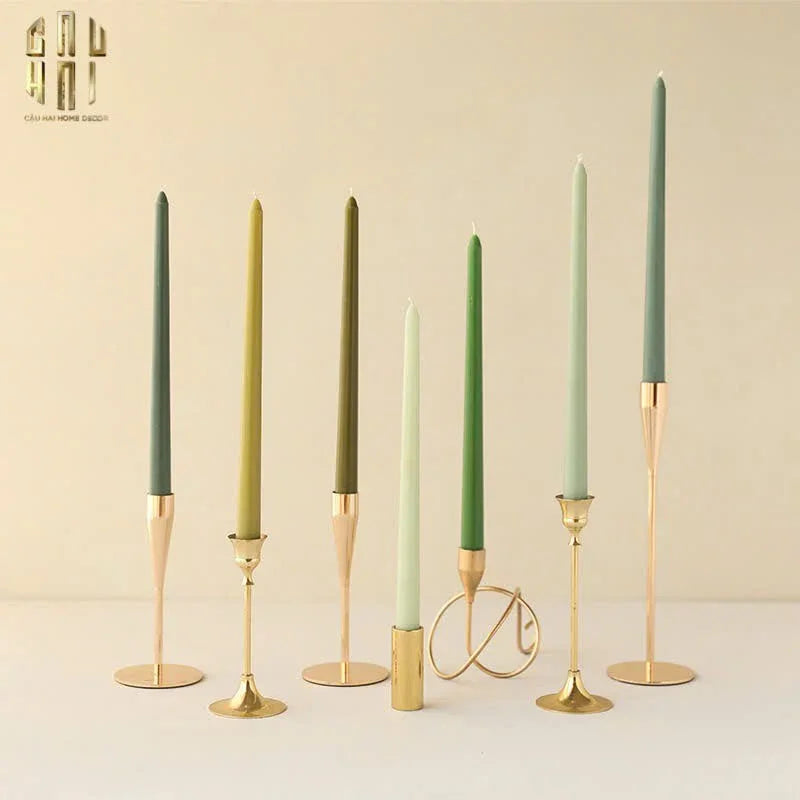 Set 4 Nến Gradation Taper - Blue/Green/Pink/Emerald-NẾN TRANG TRÍ-CẬU HAI HOME DECOR