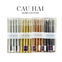 Set 4 Nến Taper Cao Cấp – Decor Sang Trọng Cho Không Gian Sống-NẾN TRANG TRÍ-CẬU HAI HOME DECOR
