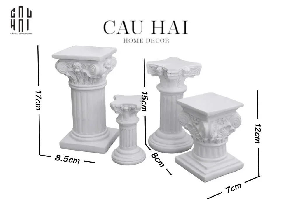 Set 4 Tượng Golden Olympus - Dát Vàng 24K-TƯỢNG TRANG TRÍ-CẬU HAI HOME DECOR