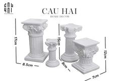 Set 4 Tượng Golden Olympus - Dát Vàng 24K-TƯỢNG TRANG TRÍ-CẬU HAI HOME DECOR