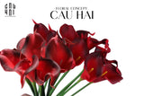 Set 5 Cành Calla Lily Flame / Sky Blue-LY THỦY TINH-CẬU HAI HOME DECOR