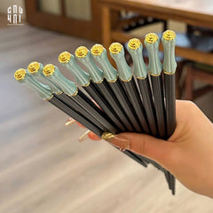 Set 5 Đôi Đũa Sợi Thuỷ Tinh Azure Classic PET Chopsticks 24cm-CẬU HAI HOME DECOR