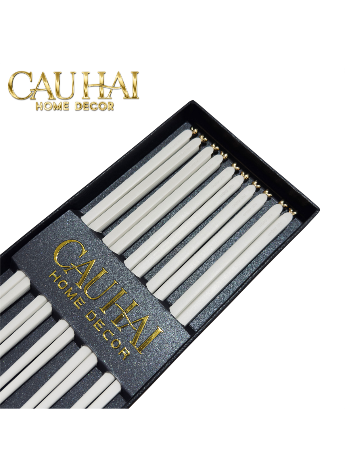 Set 5 Đôi Đũa Sợi Thuỷ Tinh - Love Heart Antibacterial Chopsticks 24cm-Dinner Cutlery Set Dao Muỗng Nĩa-Đối tác tại Trung Quốc theo từng đơn đặt hàng-CẬU HAI HOME DECOR