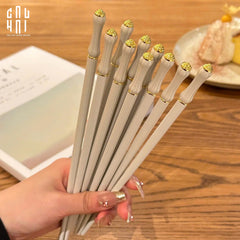 Set 5 Đôi Đũa Sợi Thuỷ Tinh Opaline Classic PET Chopsticks 24cm-CẬU HAI HOME DECOR