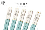 Set 5 Đôi Đũa Sợi Thuỷ Tinh - Sky Dragonfly Chopsticks 27cm-LY THỦY TINH-CẬU HAI HOME DECOR