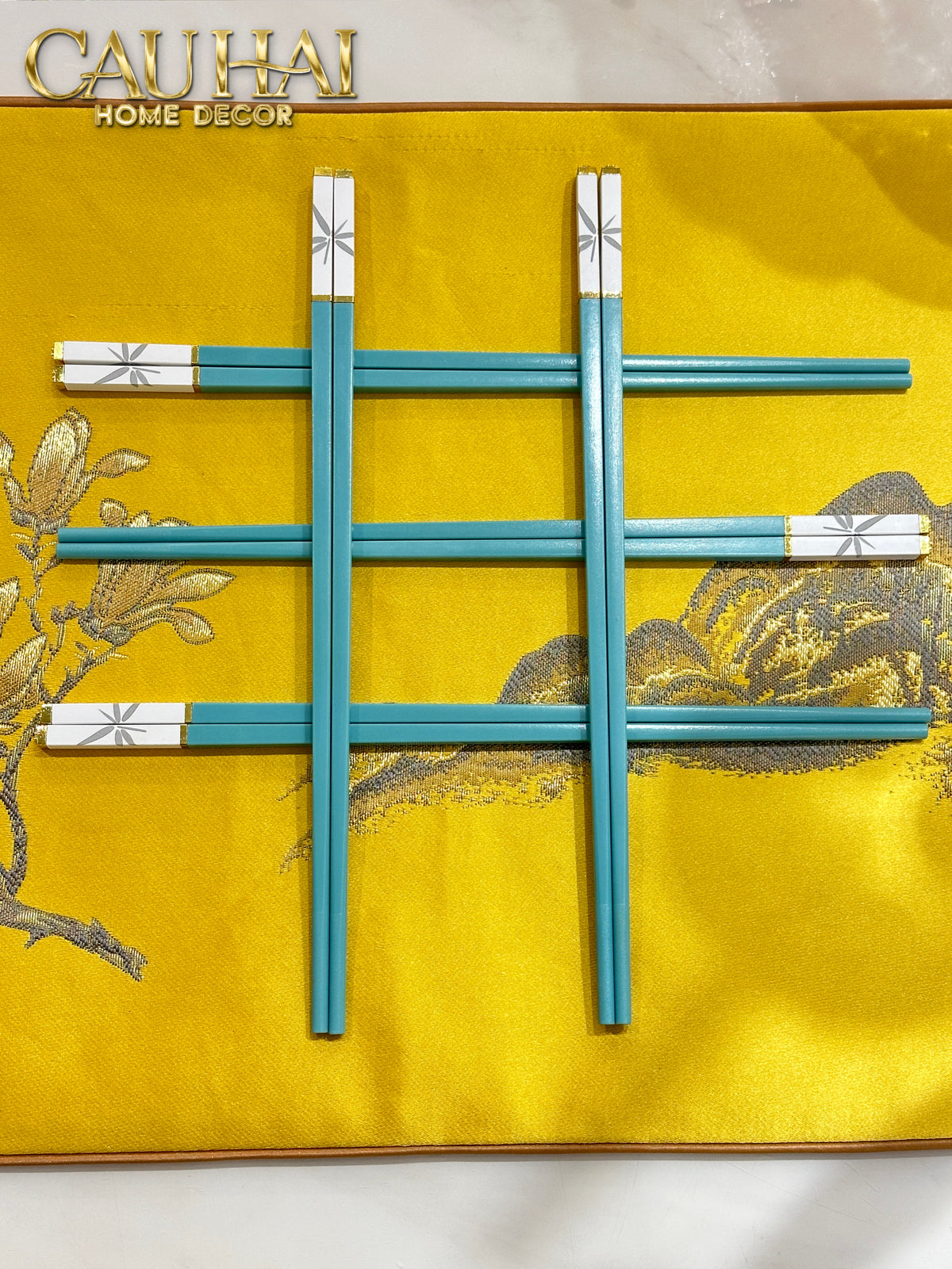 Set 5 Đôi Đũa Sợi Thuỷ Tinh - Sky Dragonfly Chopsticks 27cm-LY THỦY TINH-Đối tác tại Trung Quốc theo từng đơn đặt hàng-CẬU HAI HOME DECOR