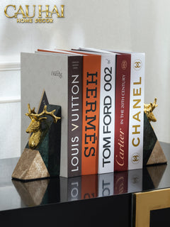 Set 5 Sách Mô Hình Lux Brand-CẬU HAI HOME DECOR