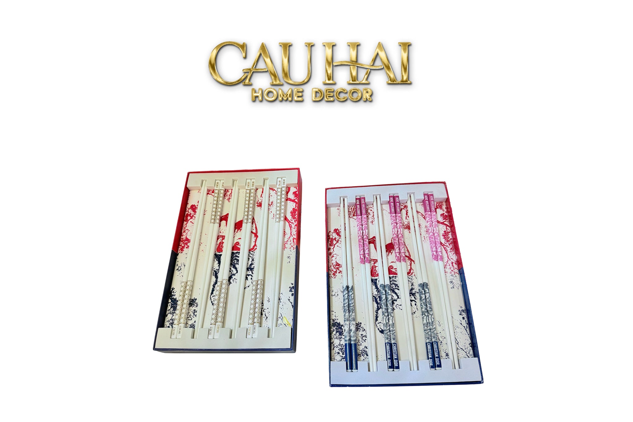 Set 6 Đôi Đũa Sứ Jungle Couture Ceramic Chopsticks Set-CẬU HAI HOME DECOR