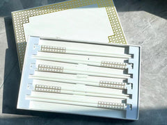Set 6 Đôi Đũa Sứ Maxi Cannage Couture Ceramic Chopsticks Set-Dinner Cutlery Set Dao Muỗng Nĩa-CẬU HAI HOME DECOR
