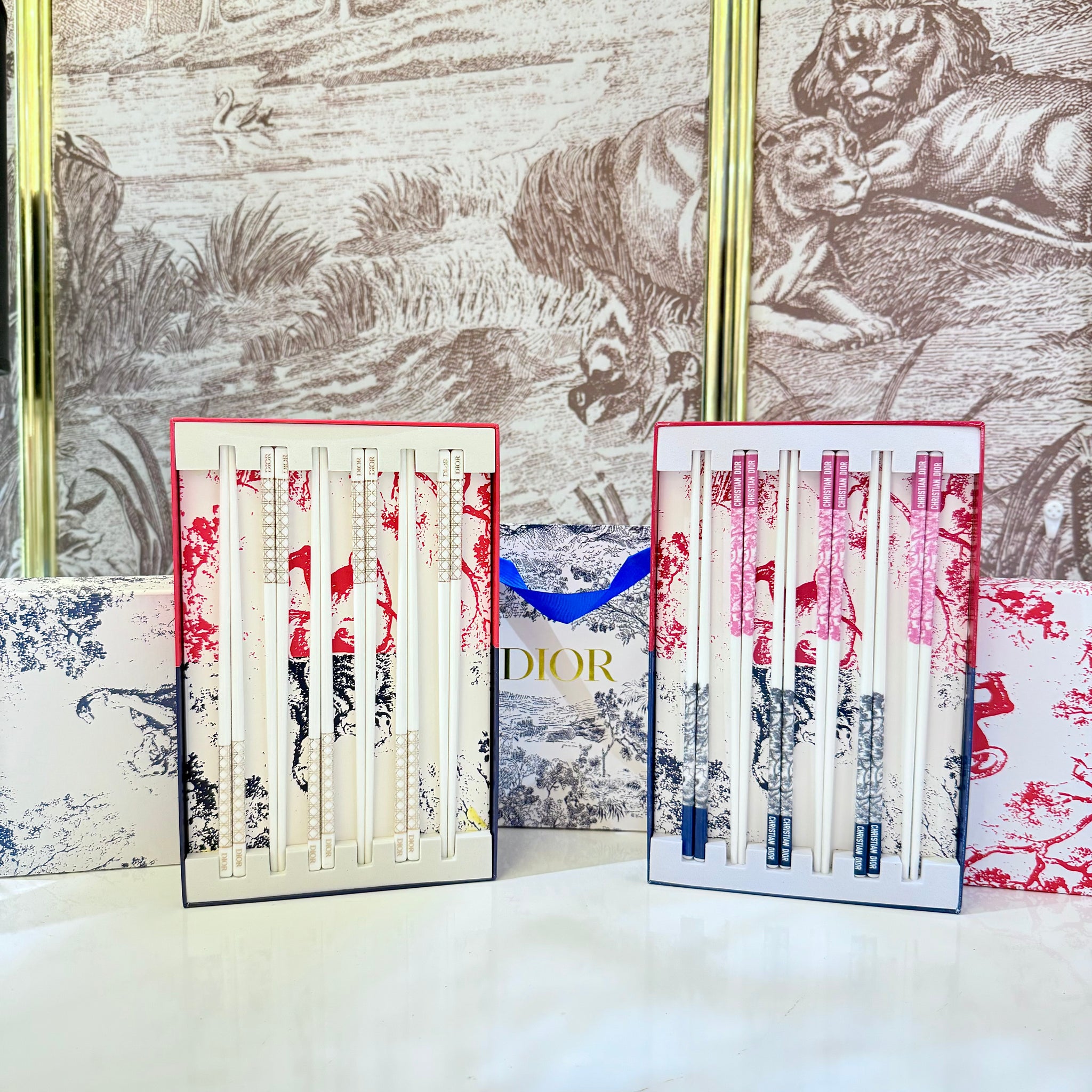 Set 6 Đôi Đũa Sứ Maxi Cannage Couture Ceramic Chopsticks Set-CẬU HAI HOME DECOR