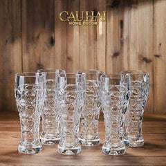 Set 6 Ly Bia Thuỷ Tinh Cristalleries Facetté - Cannage Highball 500Ml-LY THỦY TINH-CẬU HAI HOME DECOR