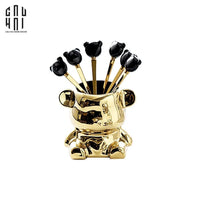 Set 6 Muỗng Tráng Miệng Cutie Bear-CẬU HAI HOME DECOR