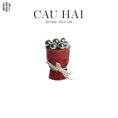 Set 6 Nĩa Tráng Miệng Bouquet-Dinner Cutlery Set Dao Muỗng Nĩa-CẬU HAI HOME DECOR
