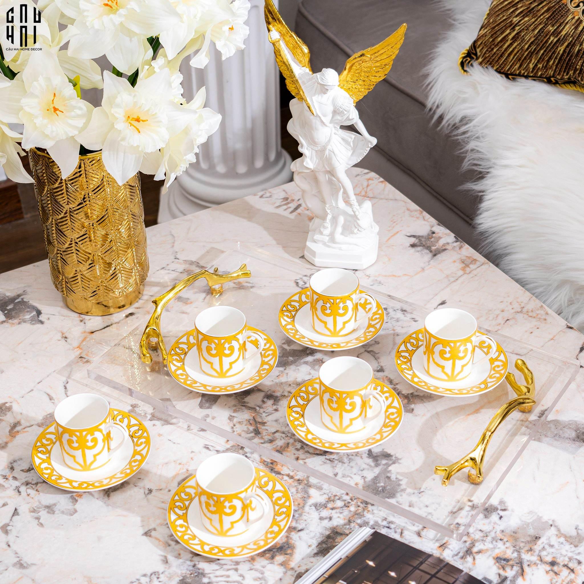 Set 6 Tách Cà Phê Espresso Petite Elite-LY THỦY TINH-CẬU HAI HOME DECOR