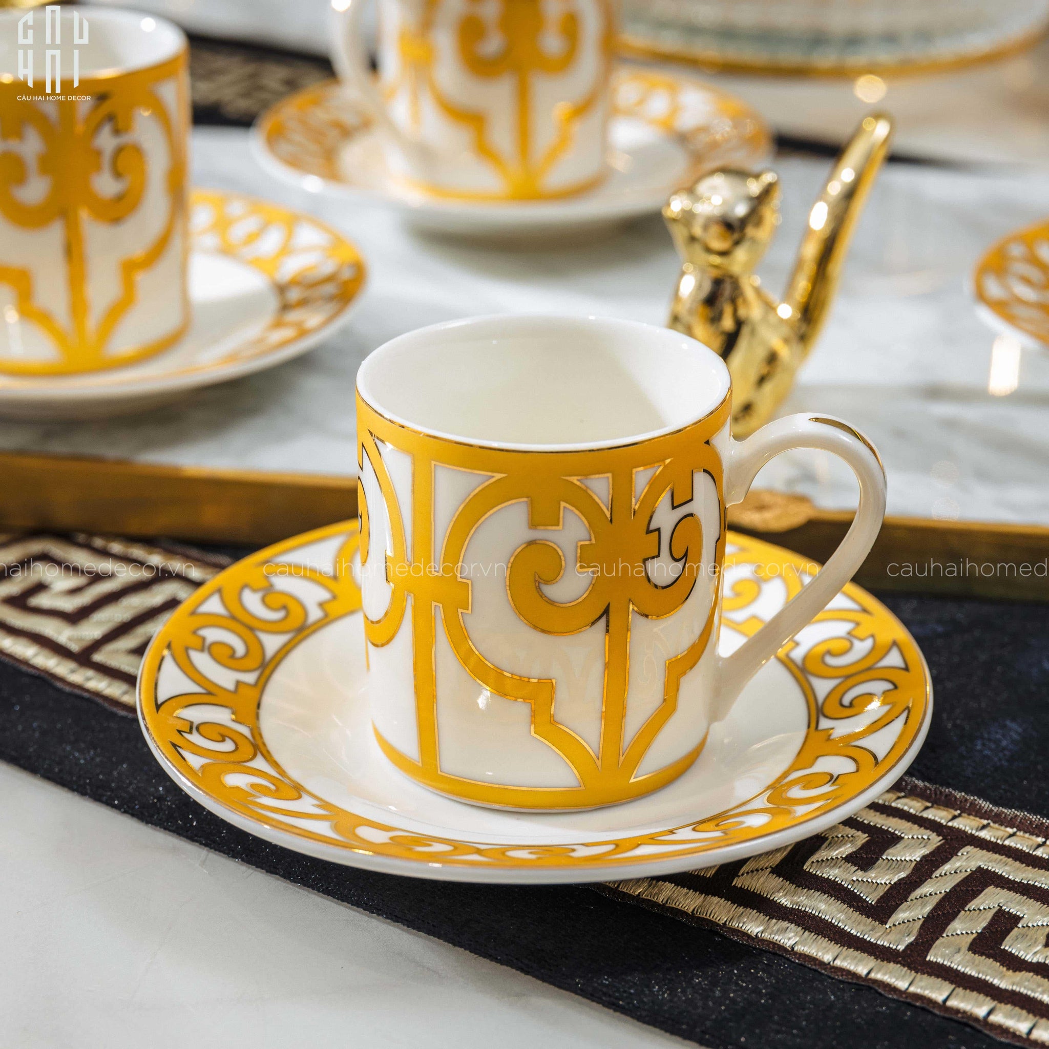 Set 6 Tách Cà Phê Espresso Petite Elite-LY THỦY TINH-CẬU HAI HOME DECOR
