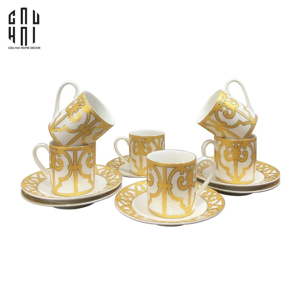 Set 6 Tách Cà Phê Espresso Petite Elite-LY THỦY TINH-CẬU HAI HOME DECOR