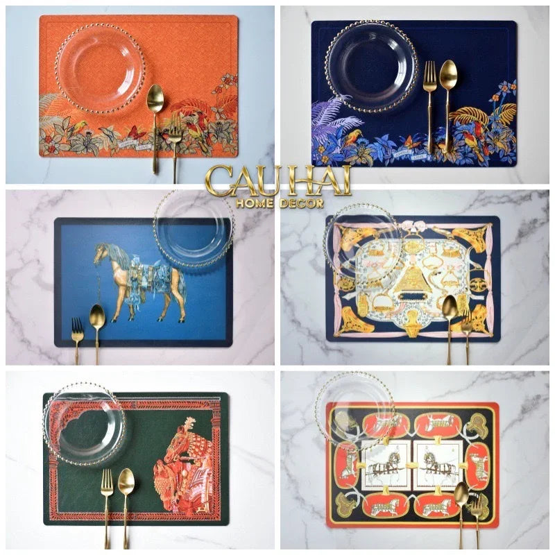 Set 7 Tấm Lót 30x45 - Cheval-TẤM LÓT BÀN ĂN-CẬU HAI HOME DECOR