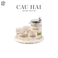 Set Bình Nước Petite Jollie D'Ivoire Water Ensemble 6Pcs-Set bình nước Carafe & Glassware Ensemble-CẬU HAI HOME DECOR