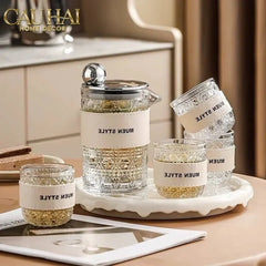 Set Bình Nước Petite Jollie D'Ivoire Water Ensemble 6Pcs-Set bình nước Carafe & Glassware Ensemble-CẬU HAI HOME DECOR
