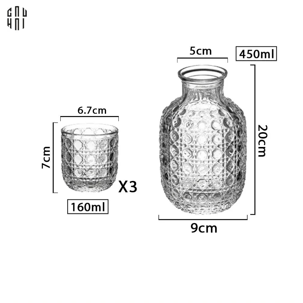 Set Bình Rót Liquor Cristallerie Atélier Cannage Facetté Up-TƯỢNG TRANG TRÍ-CẬU HAI HOME DECOR