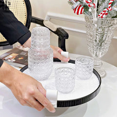 Set Bình Rót Liquor Cristallerie Atélier Cannage Facetté Up-TƯỢNG TRANG TRÍ-CẬU HAI HOME DECOR