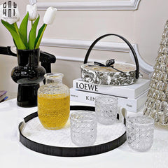 Set Bình Rót Liquor Cristallerie Atélier Cannage Facetté Up-TƯỢNG TRANG TRÍ-CẬU HAI HOME DECOR