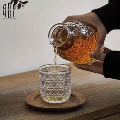 Set Bình Rót Liquor Cristallerie Atélier Cannage Facetté Up-TƯỢNG TRANG TRÍ-CẬU HAI HOME DECOR