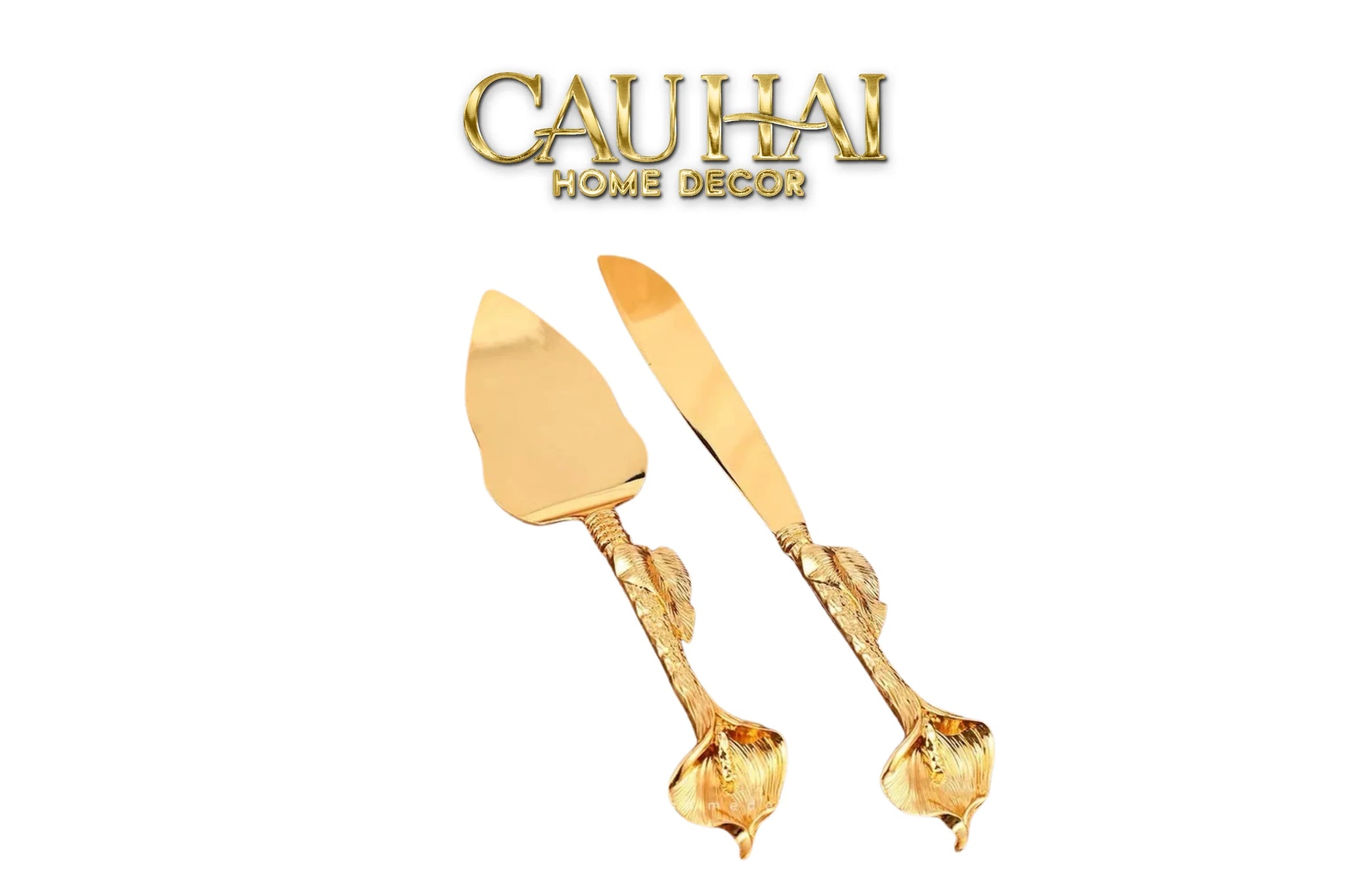 Set Dao Cắt Bánh Ensemble Couteaux Pâtisserie Élégance-TƯỢNG TRANG TRÍ-CẬU HAI HOME DECOR