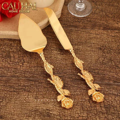 Set Dao Cắt Bánh Ensemble Couteaux Pâtisserie Élégance-TƯỢNG TRANG TRÍ-CẬU HAI HOME DECOR