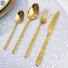 Set Dao Muỗng Nĩa 24 Món Glorious By Herm. Golden Premium Family's Cutlery 24Pcs-LY THỦY TINH-CẬU HAI HOME DECOR