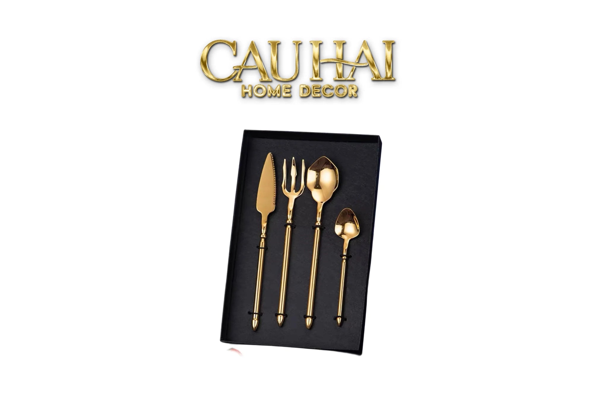 Set Dao Muỗng Nĩa 4 Món Atlantic Legendary Trident Prestige Dinner Cutlery 4pcs-Dinner Cutlery Set Dao Muỗng Nĩa-CẬU HAI HOME DECOR