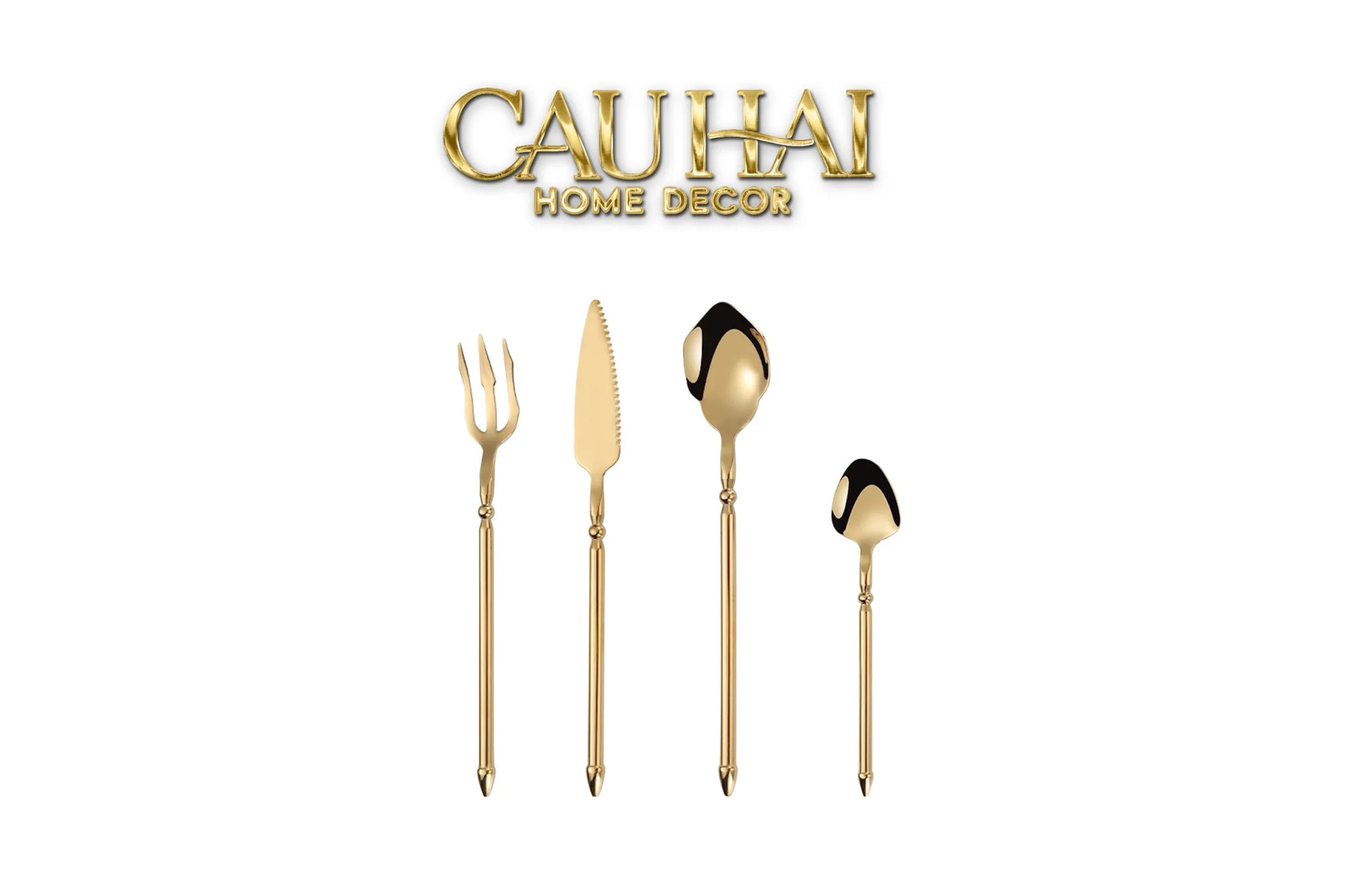 Set Dao Muỗng Nĩa 4 Món Atlantic Legendary Trident Prestige Dinner Cutlery 4pcs-Dinner Cutlery Set Dao Muỗng Nĩa-CẬU HAI HOME DECOR