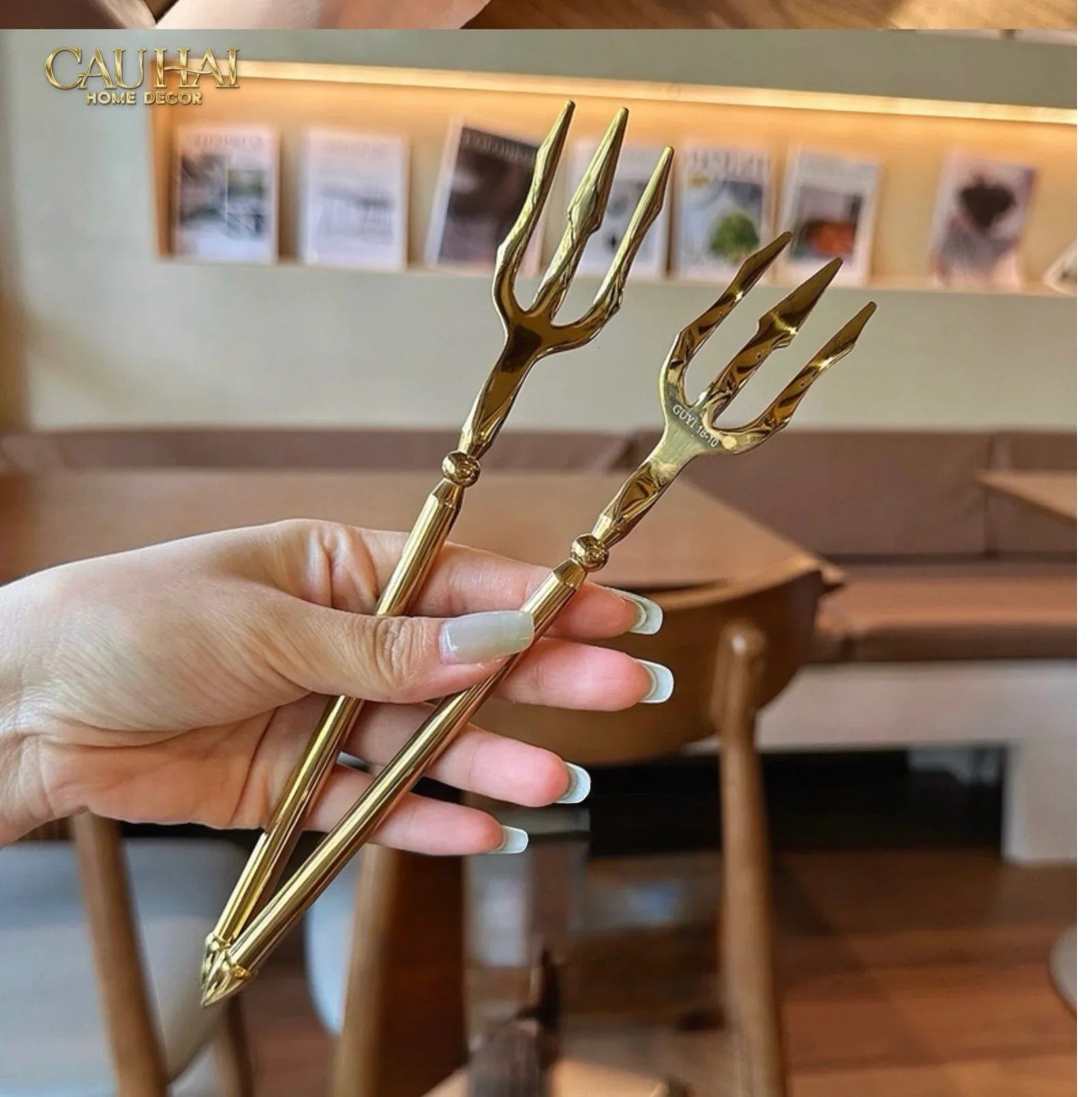 Set Dao Muỗng Nĩa 4 Món Atlantic Legendary Trident Prestige Dinner Cutlery 4pcs-Dinner Cutlery Set Dao Muỗng Nĩa-CẬU HAI HOME DECOR