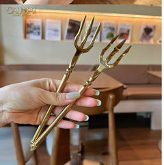 Set Dao Muỗng Nĩa 4 Món Atlantic Legendary Trident Prestige Dinner Cutlery 4pcs-Dinner Cutlery Set Dao Muỗng Nĩa-CẬU HAI HOME DECOR