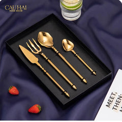 Set Dao Muỗng Nĩa 4 Món Atlantic Legendary Trident Prestige Dinner Cutlery 4pcs-Dinner Cutlery Set Dao Muỗng Nĩa-CẬU HAI HOME DECOR