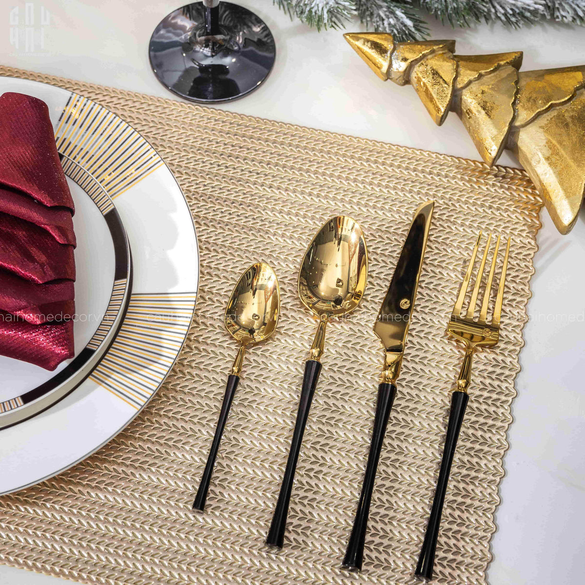 Set Dao Muỗng Nĩa 4 Món Phantom Premium Dinner Cutlery 4Pcs-Dinner Cutlery Set Dao Muỗng Nĩa-Đối tác tại Trung Quốc theo từng đơn đặt hàng-CẬU HAI HOME DECOR
