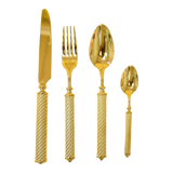 Maison Couture - Set Dao Muỗng Nĩa 4 Món H Class Soleil Pillar Monolith Prestige Dinner Cutlery Set 4pcs-Dinner Cutlery Set Dao Muỗng Nĩa-CẬU HAI HOME DECOR-CẬU HAI HOME DECOR