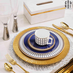 Set Đĩa Bàn Tiệc Âu Ogilvy Banquet Plates 4 Pcs Élégance Cobalt Blue Dinnerware Sets-SET CHÉN DĨA-CẬU HAI HOME DECOR